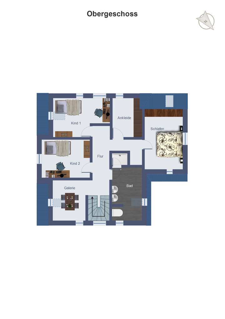 Grundriss Obergeschoss