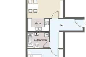 2-Raum-Wohnung mit 2 Balkonen, Lift und Stellplatz nahe der Weißen Elster – Gleisstraße 3a, 4229 Plagwitz, Leipzig – Vorschaubild 9