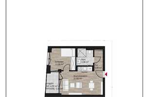 Hochwertig ausgestattete 2 Zimmer - Wohnung in bester Lage von Münster – Dahlweg 95, 48153 Münster – Vorschaubild 7