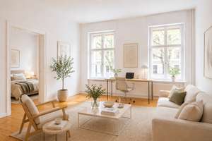 ***Altbau trifft Lebensgefühl: Wohnküche, Wohnsalon und Terrasse am Kollwitzplatz*** – Die vollständige Adresse der Immobilie erhältst du vom Anbieter., 10435 Prenzlauer Berg, Berlin – Vorschaubild 1
