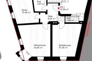 ***Befristet - Zentral gelegene 2 ZKB mit EBK - 2-er WG geeignet*** – Keplerstraße 6, 93047 Regensburg – Vorschaubild 11
