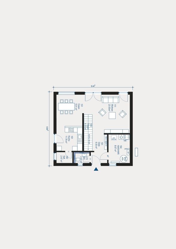 Floor plan ground floor