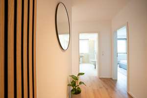 Stilvolle 1-Zimmer-Wohnung im Erstbezug – modern möbliert in ruhiger Lage – Die vollständige Adresse der Immobilie erhältst du vom Anbieter., 81827 Waldtrudering, München – Vorschaubild 6