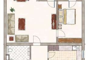 Großzügige 2-Zimmer-Wohnung mit Terrasse in ruhiger Lage nahe der Universität Mainz – Watfordstraße 12a, 55122 Hartenberg-Münchfeld, Mainz – Vorschaubild 13