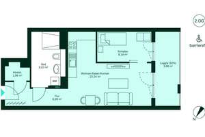 Eigentumswohnung mit Südwest-Loggia – Roermonder Straße 76, 52072 Ponttor, Aachen – Vorschaubild 6