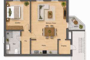 Wohnkomfort in Tailfingen – Balkon und Einzelgarage inklusive – Die vollständige Adresse der Immobilie erhältst du vom Anbieter., 72461 Albstadt – Vorschaubild 10