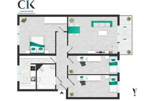modernisierte 4-Zimmer-Eigentumswohnung bezugsfrei kaufen in Potsdam-Stern, 72 m², sonniger Balkon – Hubertusdamm 63, 14480 Potsdam – Vorschaubild 16
