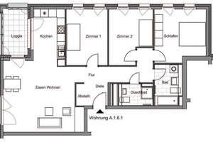 Zwei Bäder, große Loggia – großzügig wohnen im Schwedler Home – Gref-Völsing-Strasse 23, 60314 Ostend, Frankfurt am Main – Vorschaubild 12