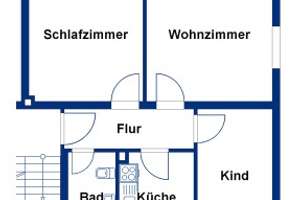 Zentral und gemütlich: Helle 3-Zimmer-Wohnung mit Balkon und Tageslichtbad – Posener Str. 25, 38440 Wohltberg, Wolfsburg – Vorschaubild 4