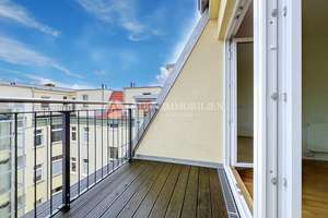 Neugebaut! Helle 3-Zi.-Dachgeschosswohnung mit Balkon & Aufzug im Rudolfkiez! – Bossestr. 9, 10245 Friedrichshain, Berlin – Vorschaubild 7