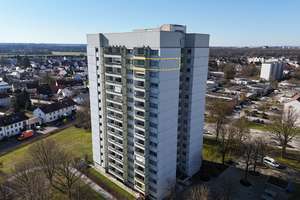 Weitblick garantiert – 3-Zimmer-Wohnung mit Loggia und Gemeinschaftsschwimmbad in Ludwigsfeld – Breslauerstraße 18, 89231 Neu-Ulm – Vorschaubild 2