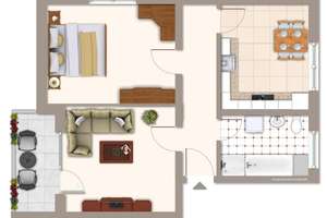 60 m² zum Wohlfühlen – 2-Zimmer-Wohnung mit Balkon – 39124 Neue Neustadt, Magdeburg – Vorschaubild 13