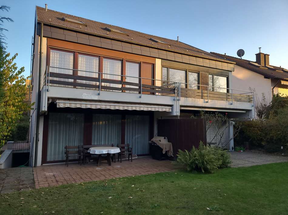 Sicht vom Garten aus