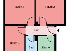 3 Zimmer Wohnung in Iserlohn Letmathe mit Balkon in ruhiger grüer Wohnlage sucht Nachmieter zum 01.0 – Lindenstraße 65, 58642 Letmathe, Iserlohn – Vorschaubild 3