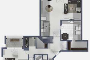 Penthouse-Whg mit Sauna & Kamin zum Wohlfühlen – Die vollständige Adresse der Immobilie erhältst du vom Anbieter., 22043 Marienthal, Hamburg – Vorschaubild 24