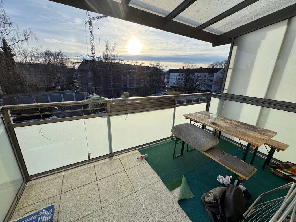 Immobilie in Dachau - Attraktives 1-Zimmer-Apartment mit großem Balkon in Dachau Ost - vermietet - Bild 3