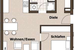 Schöne 2-Zimmer Wohnung mit 2 Balkonen am Donauufer – Die vollständige Adresse der Immobilie erhältst du vom Anbieter., 89231 Neu-Ulm – Vorschaubild 7