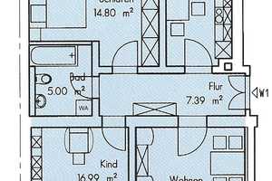 Familienfreundliche Wohnung im Zentrum mit Balkon – Zieschestraße 39, 9111 Chemnitz – Vorschaubild 5