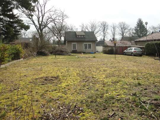 Voll erschlossenes Baugrundstück mit Gartenhaus am Südrand von Berlin - Bild 3