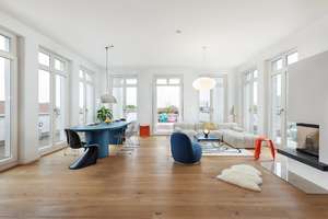 Inselstraße, Mitte: Neubau-Penthouse mit spektakulärer 80 m² Dachterrasse, Aufzug, Tiefgarage, Kamin – 10179 Mitte (Ortsteil), Berlin – Vorschaubild 7