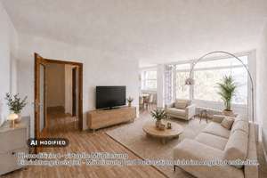 Bezugsfrei & modernisiert: Helle 2,5-Zimmer-Wohnung mit Loggia, Aufzug & Tiefgaragenstellplatz – 48161 Gievenbeck, Münster – Vorschaubild 3