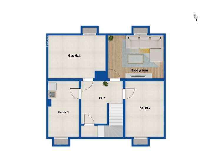 Grundriss Kellergeschoss