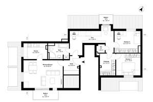 *** NEU - Kopperboog.de FERTIGGESTELLTE 3-Zi.-WOHNUNG MIT 2 BALKONEN, FAHRSTUHL + TG *** – Harksheider Strasse 12, 22393 Poppenbüttel, Hamburg – Vorschaubild 12