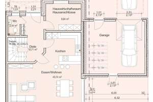 Vermietung – Neubau! Doppelhaushälfte mit Garten und Garage in ruhiger Lage von Bocholt-Suderwick – Die vollständige Adresse der Immobilie erhältst du vom Anbieter., 46399 Bocholt – Vorschaubild 2