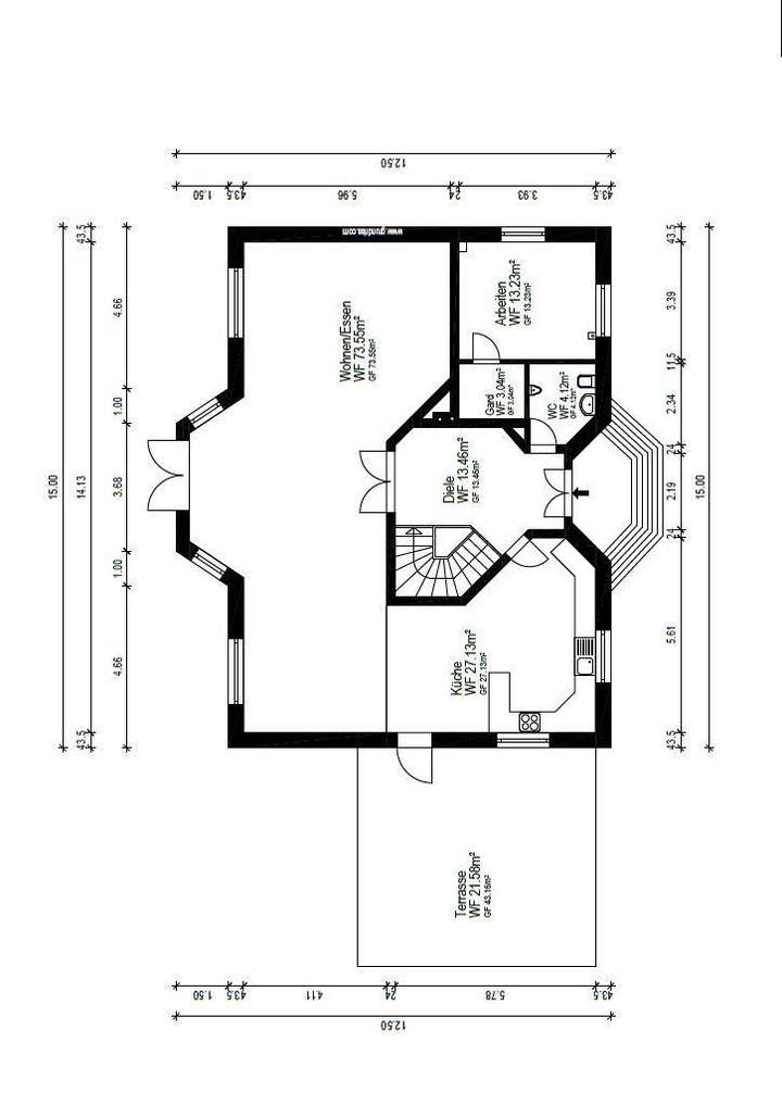 Grundriss Erdgeschoss