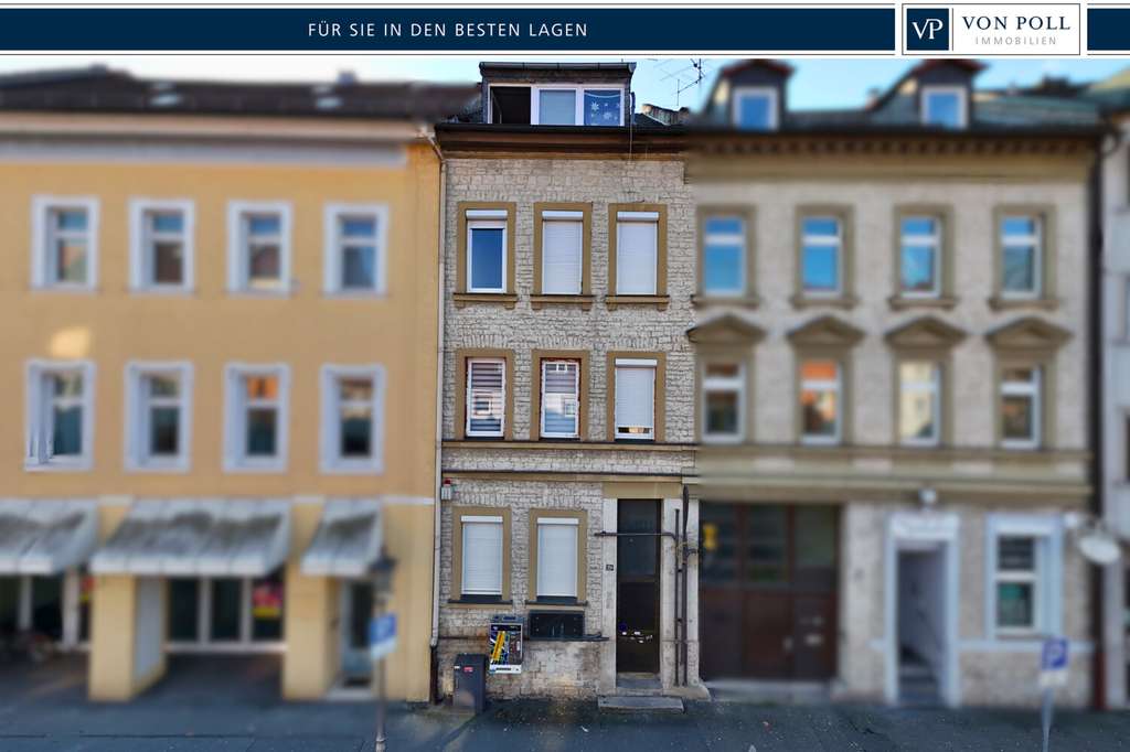 Immobilie in Kitzingen - Mehrfamilienhaus in zentraler Innenstadtlage von Kitzingen - Bild 0