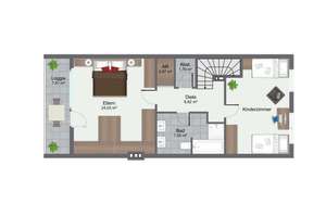 Stilvolle Maisonette-Wohnung mit zwei Balkonen und Kamin in begehrter Lage von Düsseldorf – Die vollständige Adresse der Immobilie erhältst du vom Anbieter., 40489 Kaiserswerth, Düsseldorf – Vorschaubild 21