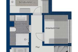 Familienfreundliche Doppelhaushälfte mit viel Potenzial und großem Garten – Die vollständige Adresse der Immobilie erhältst du vom Anbieter., 22453 Niendorf, Hamburg – Vorschaubild 23