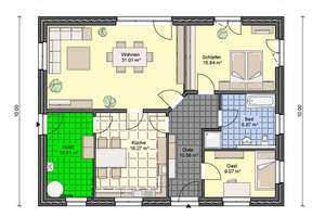 Bungalow für "zwei" - optimal bis ins hohe Alter
Niedrigenergiehaus mit Wärmepumpe - Neubauplanung – Die vollständige Adresse der Immobilie erhältst du vom Anbieter., 25779 Süderheistedt – Vorschaubild 4
