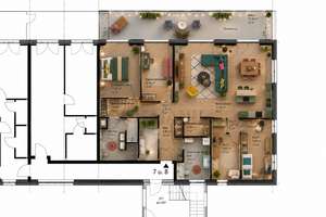 2 Wohnungen nebeneinander ( 2+3 Zim.) = 5 Zimmer Neubauwohnung, 
Bezug Ende 2027, 1.OG, Lift,Garage