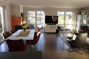 Doppelhaus mit Garten, Pool, Kamin und Sauna in ruhiger Werderaner Wohnlage