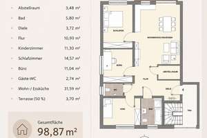 Exklusive 4-Zimmer-Wohnung mit Balkon in Sontheim – Borsigstrasse 32 (WG3), 74081 Sontheim, Heilbronn – Vorschaubild 22