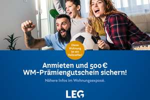 Anmieten und 500 EUR WM-Prämiengutschein sichern! Stilvolle 2-Zimmer-Wohnung in Duisburg Ruhrort