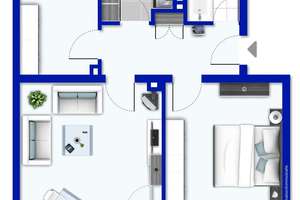 Helle 3 Zimmer-Wohnung mit Balkon, modernem Bad und durchdachtem Grundriss in Salzgitter-Lebenstedt – Die vollständige Adresse der Immobilie erhältst du vom Anbieter., 38226 Lebenstedt, Salzgitter – Vorschaubild 9