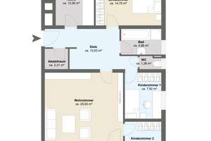 * Jetzt zugreifen * 4-ZKB Wohnung mit Loggia und TG-Stellplatz in ruhiger Lage naturnah der Wertach – Die vollständige Adresse der Immobilie erhältst du vom Anbieter., 86199 Göggingen-Süd, Augsburg – Vorschaubild 11