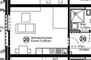 Erstbezug: Helles 1-Zi-Apartment mit Garten in Münster-Gremmendorf – Norfolkweg 2, 48167 Gremmendorf-West, Münster – Vorschaubild 8