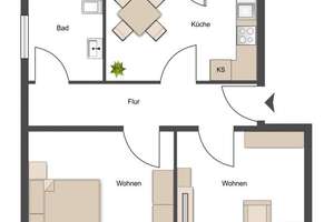 Gemütliche Wohnung sucht neue Mieter – 39124 Neue Neustadt, Magdeburg – Vorschaubild 4