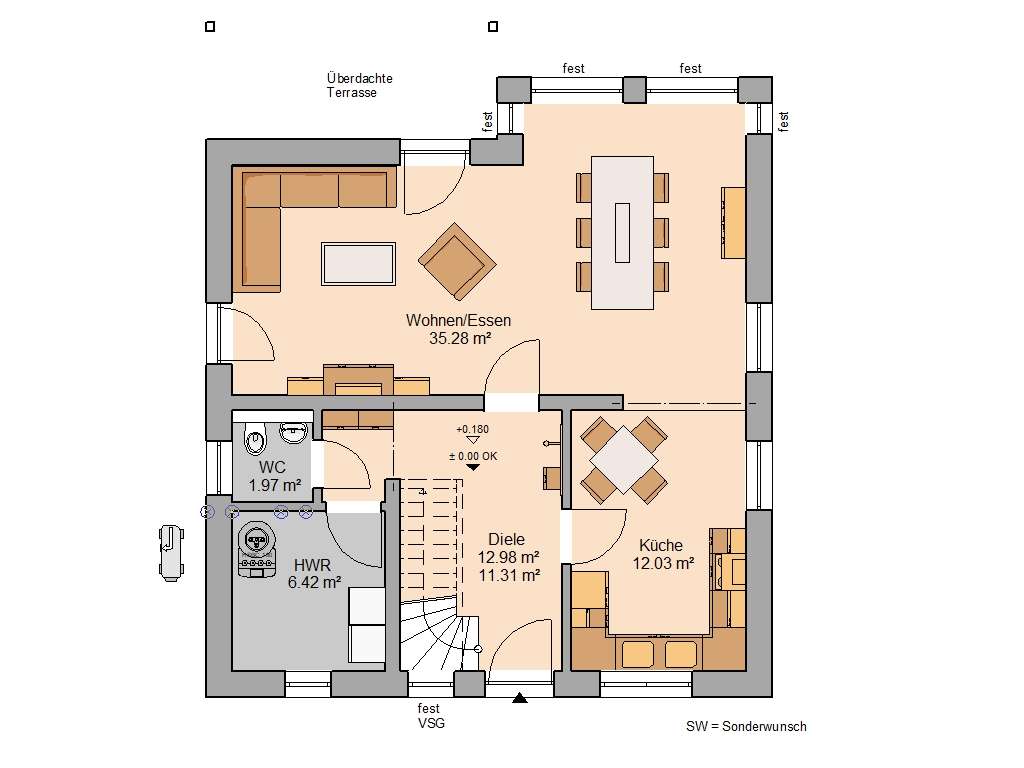 Individuell geplantes Ausbauhaus von Kern-Haus!, Unstrut Hainich Kreis – Bild 3