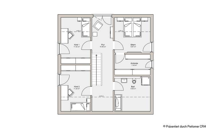 Grundriss Dachgeschoss