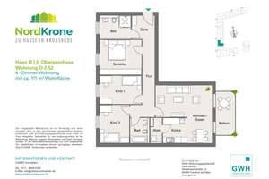 Neubau-Gebiet Hannover Kronsrode: Einbauküche, gr. Balkon, Fußbodenheizng, 2 Bäder ,Lift, TG, Keller – Kattenbrookstrift 74, 30539 Bemerode, Hannover – Vorschaubild 23