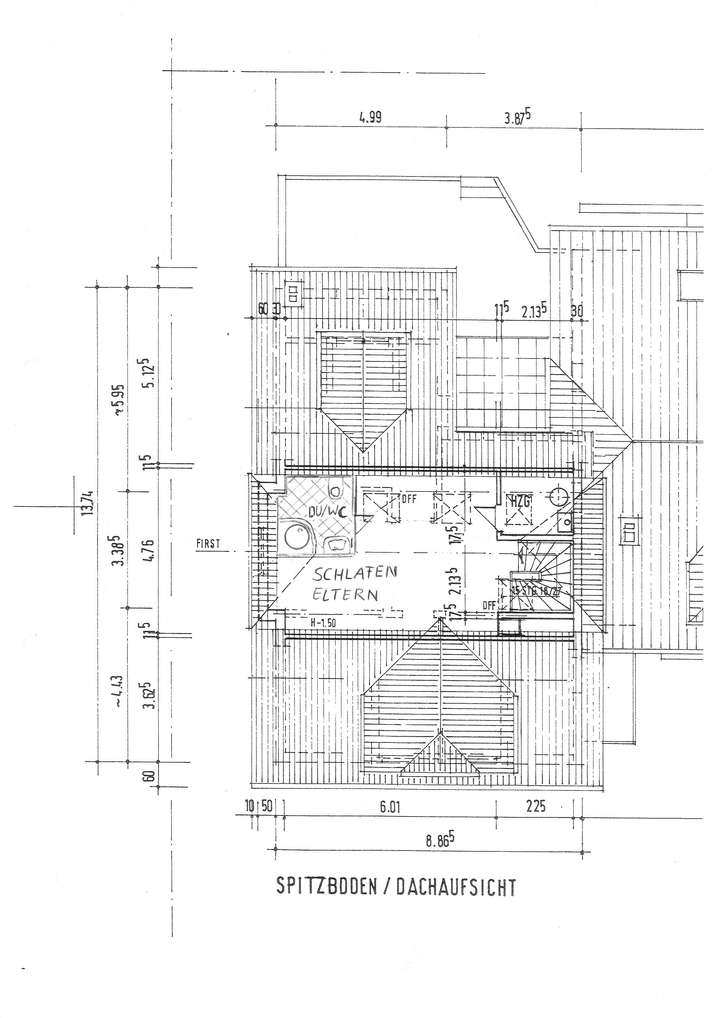 Grundriss 2. Obergeschoss
