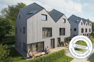 Zentrumnah und trotzdem grün: Doppelhaus in autofreiem Quartier