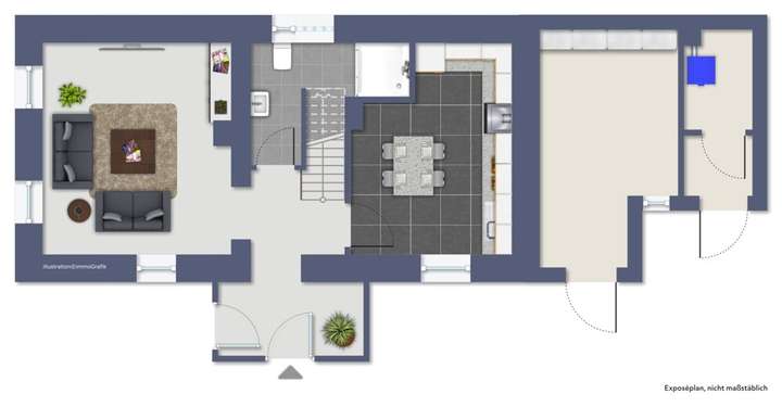 Erdgeschoss Vorderhaus