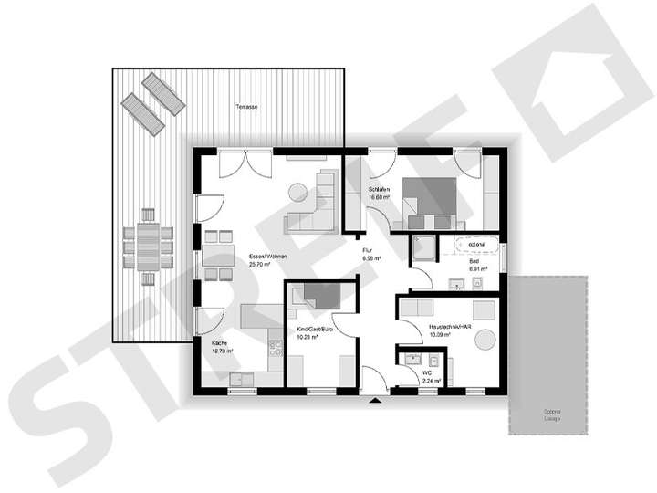 Grundriss Erdgeschoss