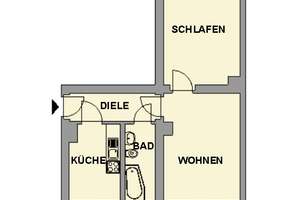 Balkonwohnung in zentraler Lage mit Tageslichtbad – Moritzstr. 5, 9111 Zentrum, Chemnitz – Vorschaubild 2