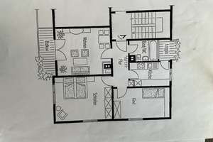 Stuttgart-West: 3-Zimmer-Wohnung mit Balkon, Loggia und Kaminofen – Traubenstraße 50, 70176 Rosenberg, Stuttgart – Vorschaubild 2